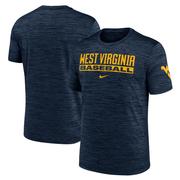 West Virginia Nike Dri-Fit Velocity Baseball Tee